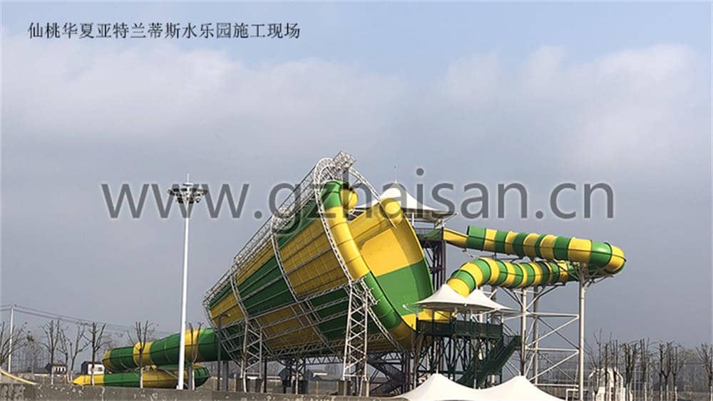 仙桃华夏亚特兰蒂斯水乐园施工现场 仙桃华夏亚特兰蒂斯水乐园施工现场